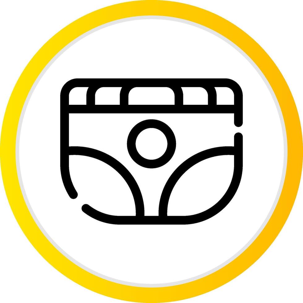 Diaper Creative Icon Design vector