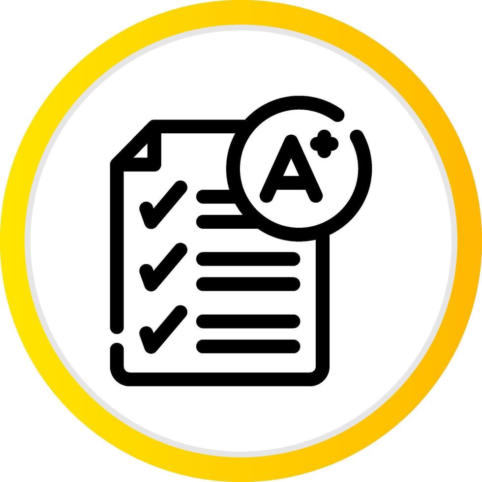 Grade Creative Icon Design vector