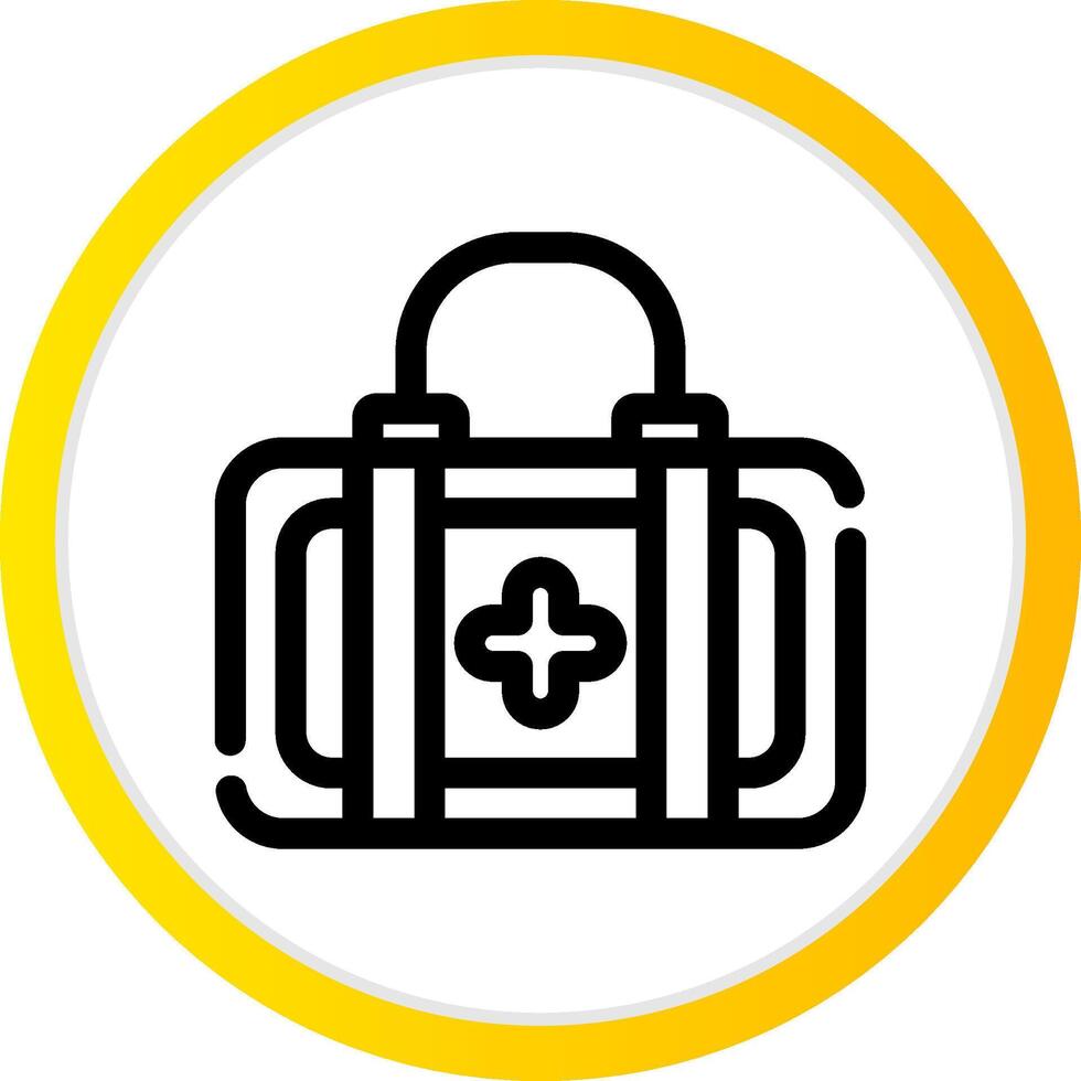 First Aid Kit Creative Icon Design vector