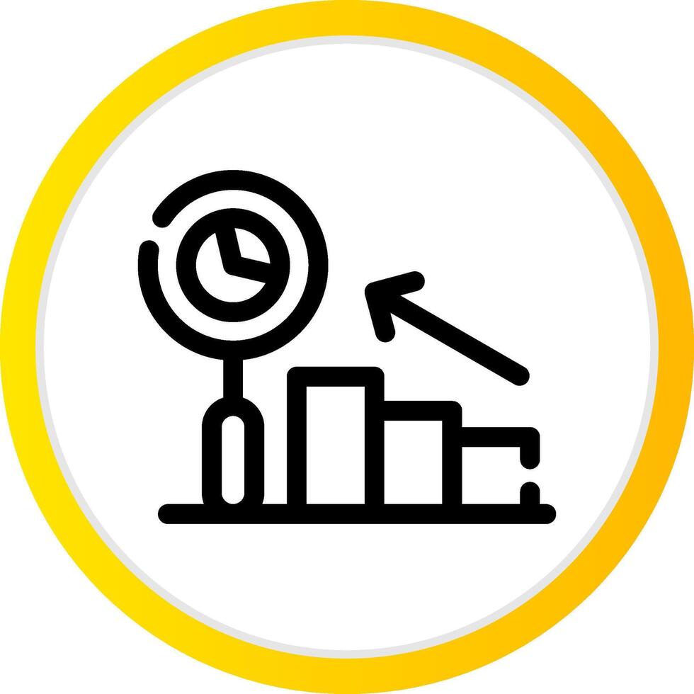 Predictive Analytics Creative Icon Design vector