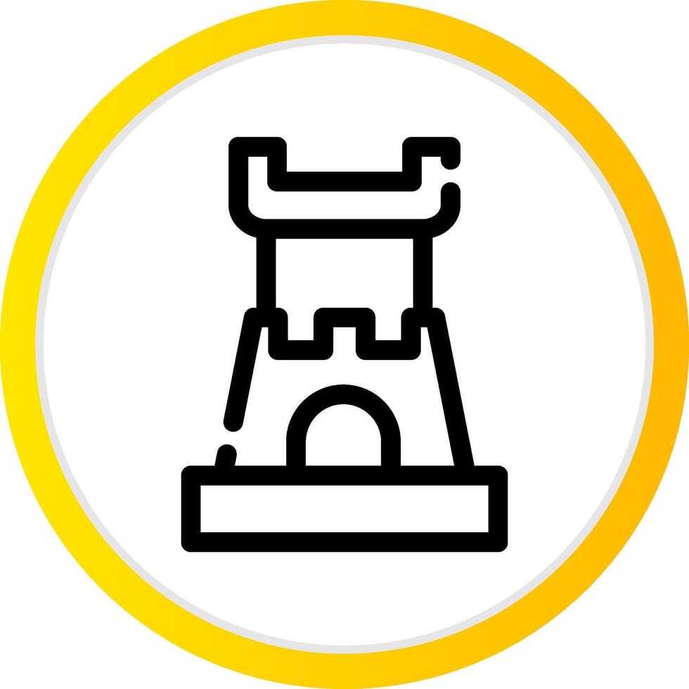 Castle Creative Icon Design vector
