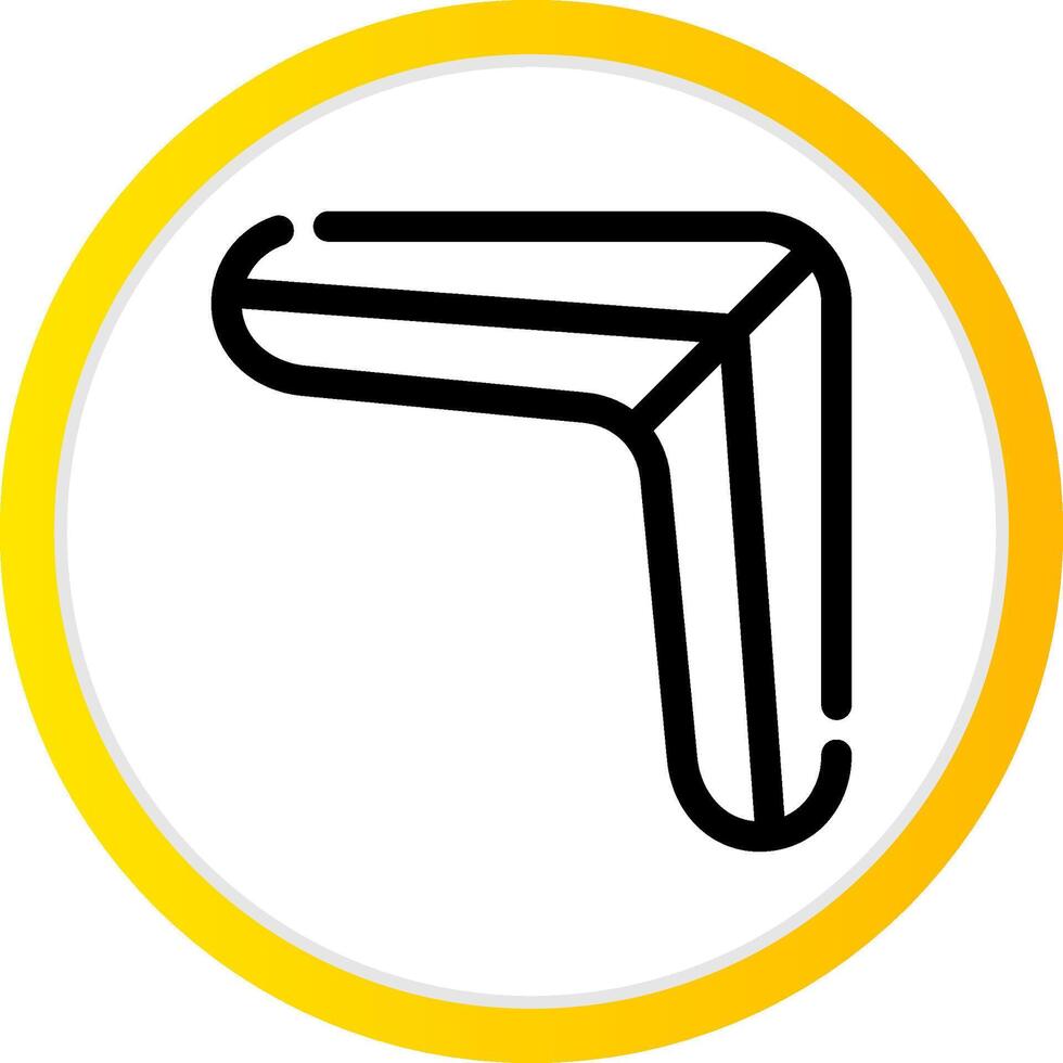 Boomerang Creative Icon Design vector
