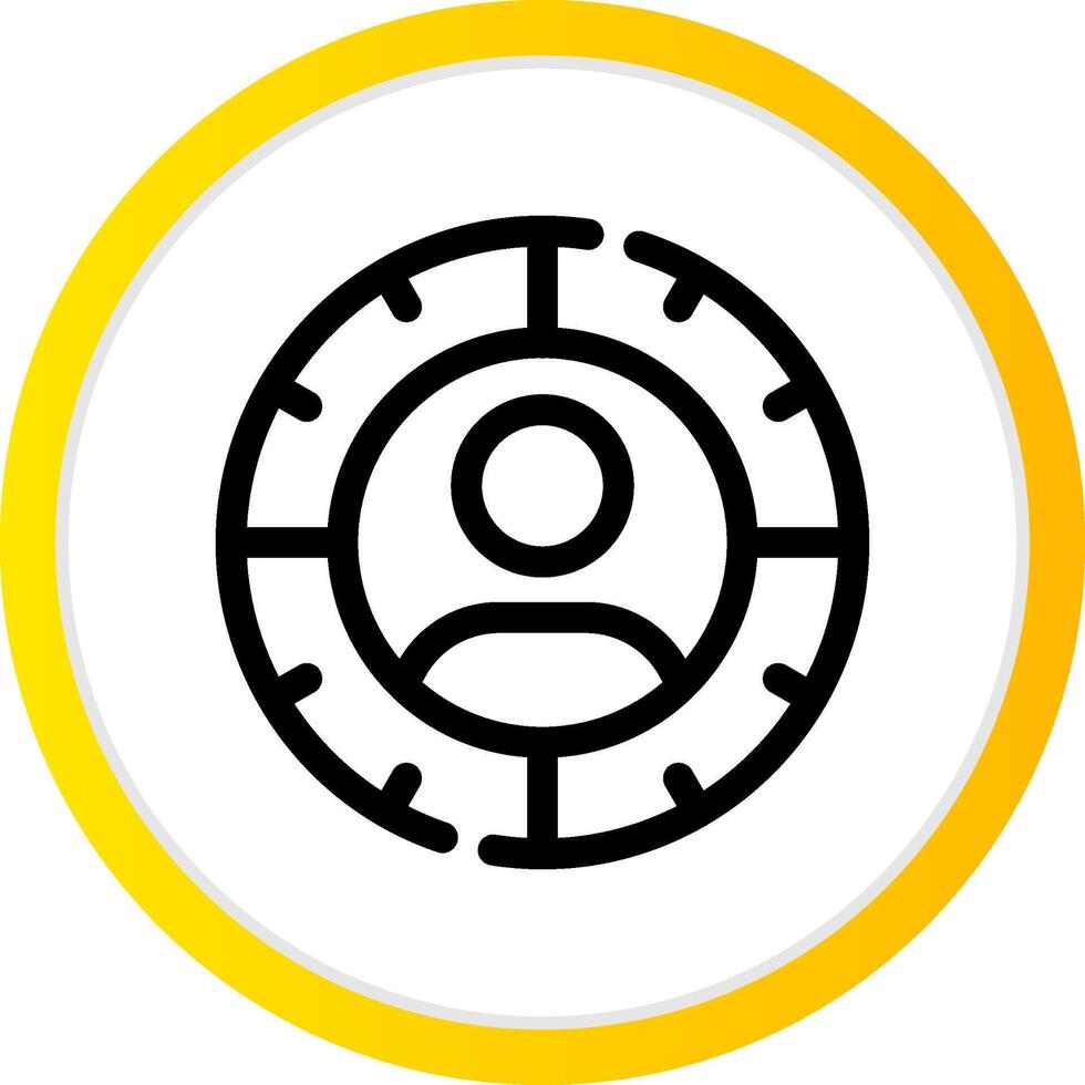 Target Audience Creative Icon Design vector