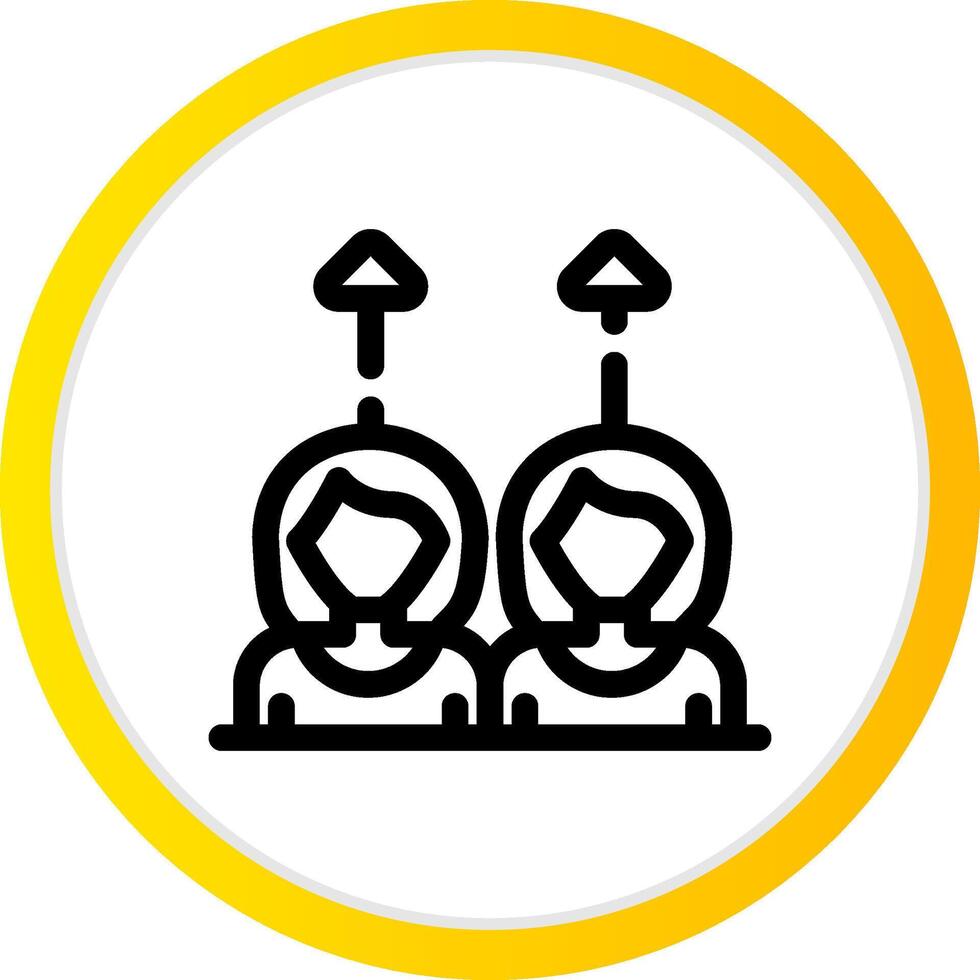 Same Approach Creative Icon Design vector
