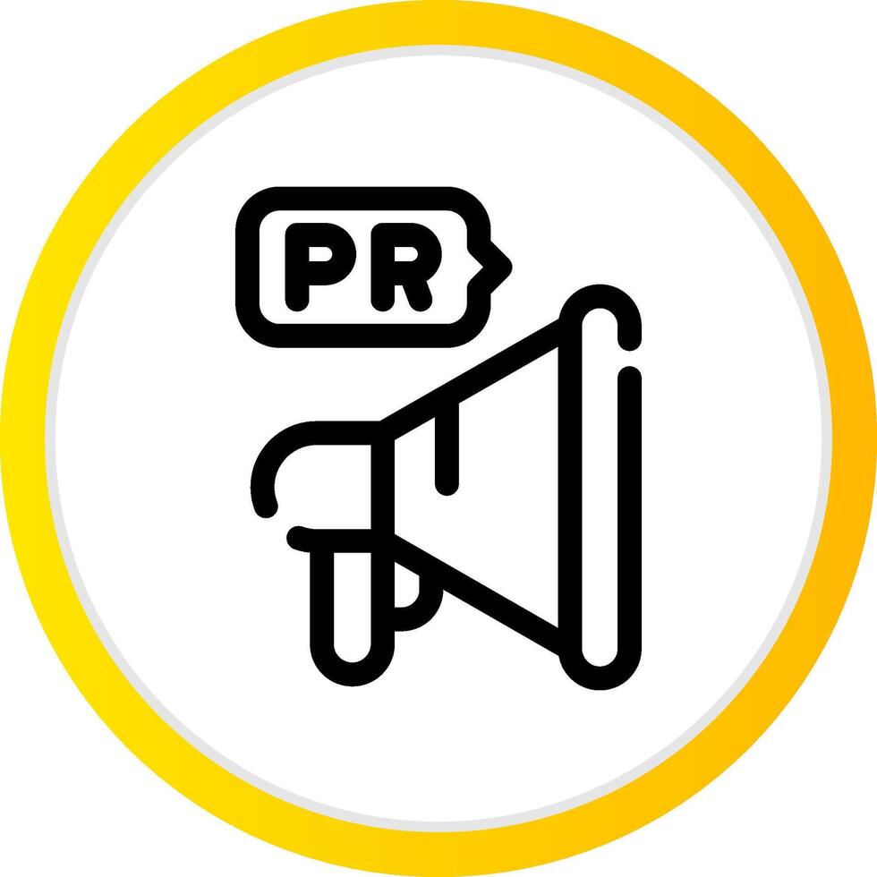 Public Relations Creative Icon Design vector