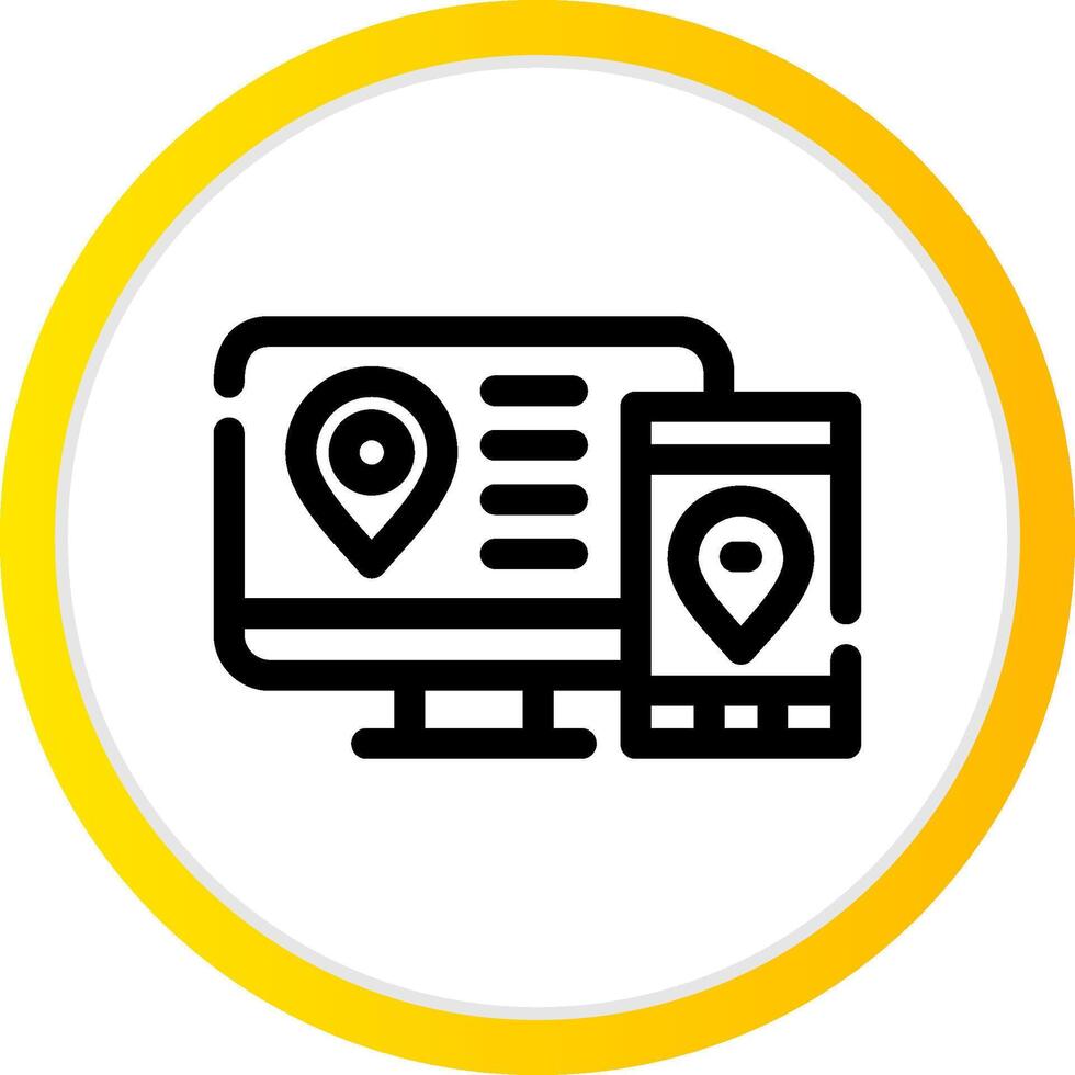 Multi Screen Marketing Creative Icon Design vector
