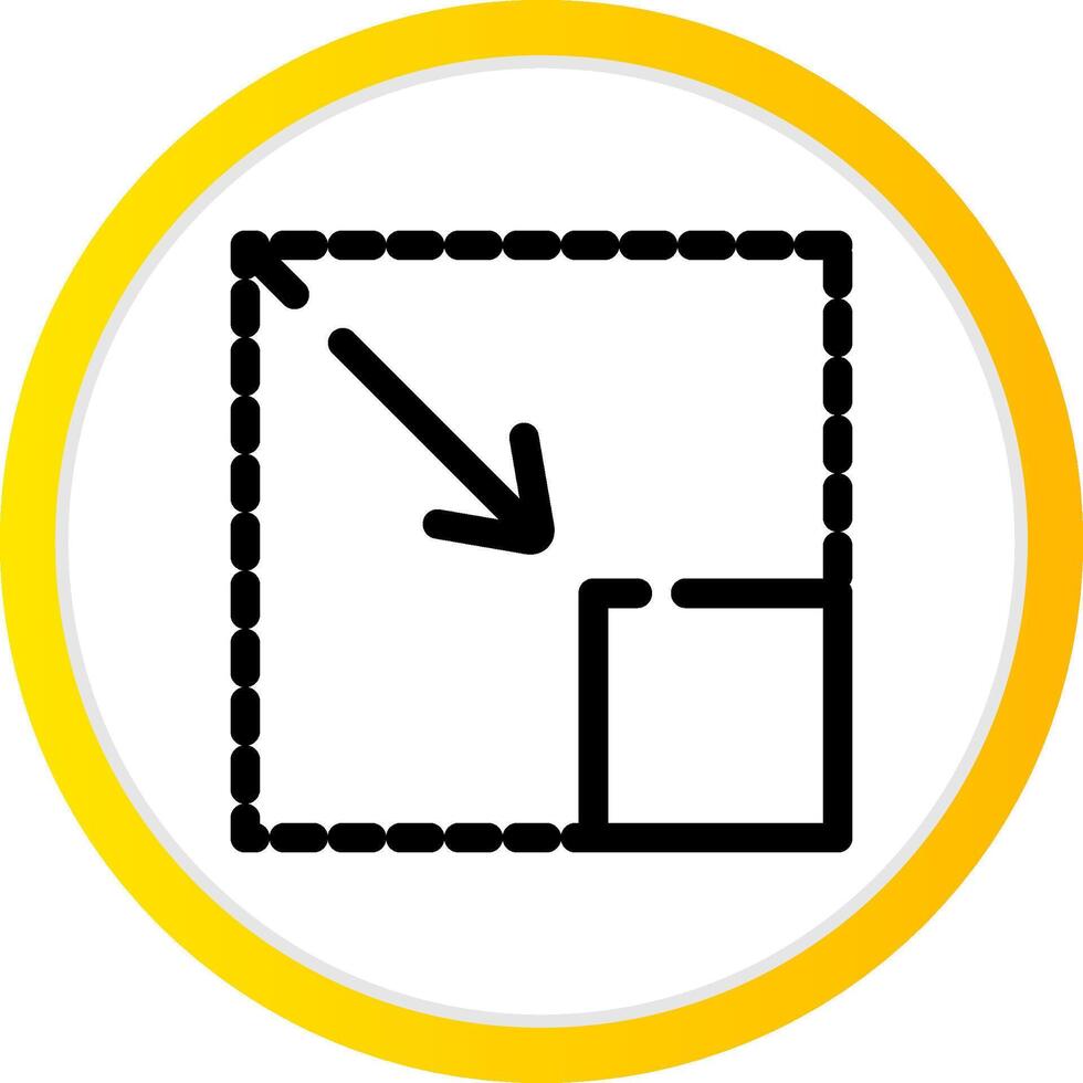 Downsizing Creative Icon Design vector