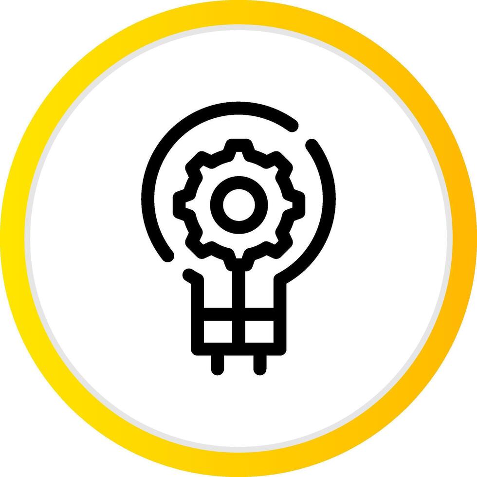 Idea Generation Creative Icon Design vector