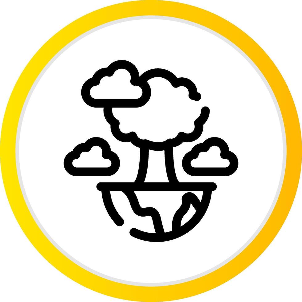 Green Planet Creative Icon Design vector