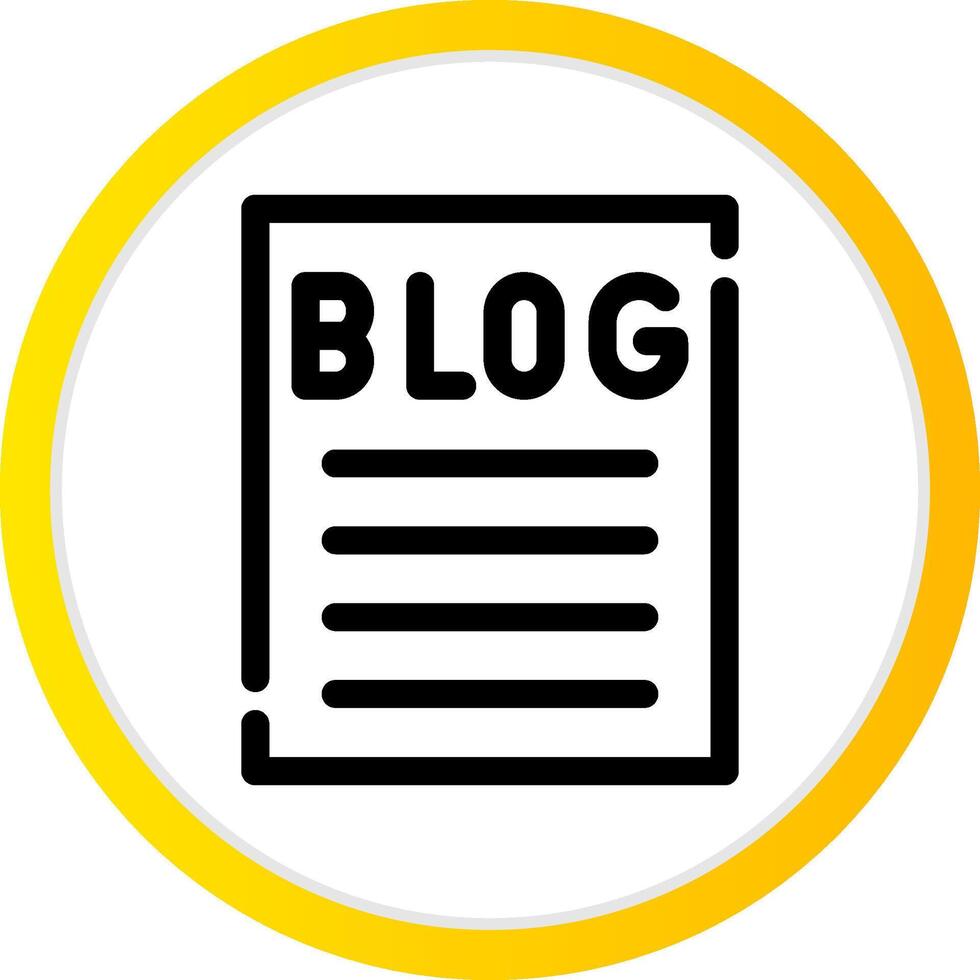 Blogging Creative Icon Design vector
