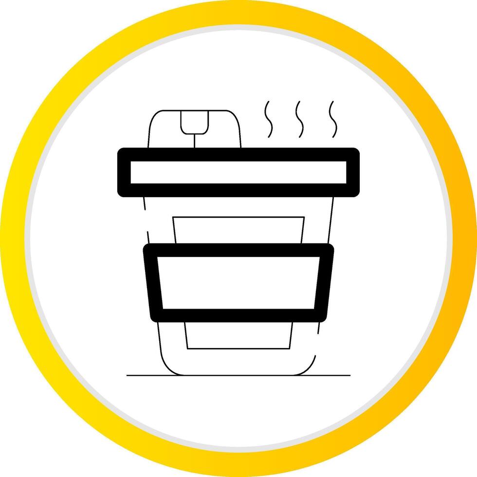 Hot Drink Creative Icon Design vector
