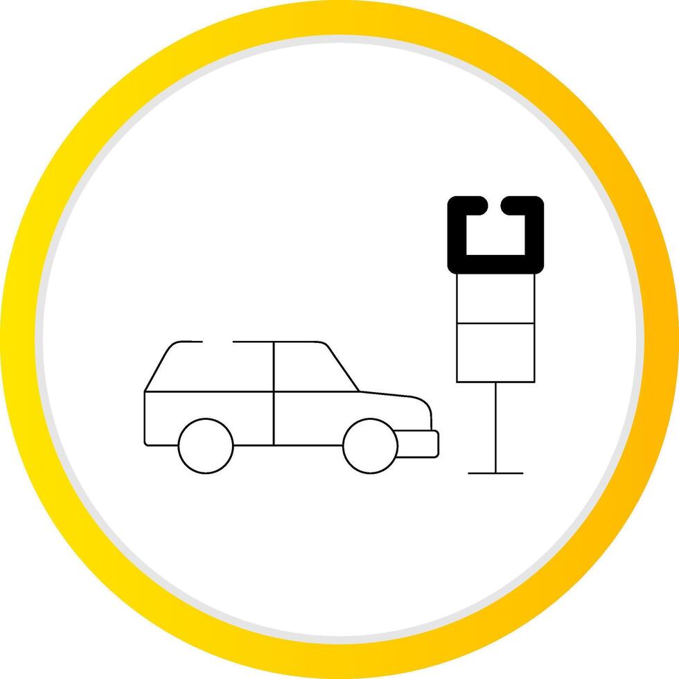 Taxi Signal Creative Icon Design vector