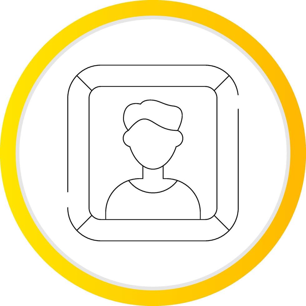 Portrait Creative Icon Design vector