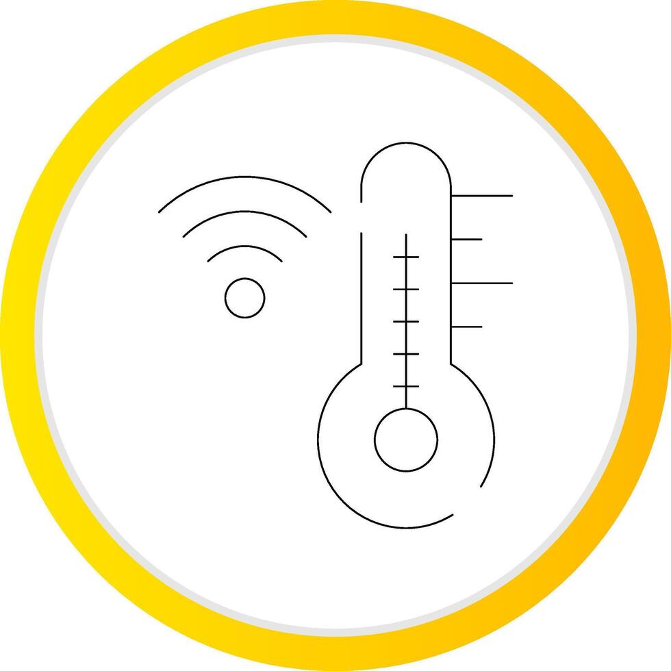 Thermostat Creative Icon Design vector
