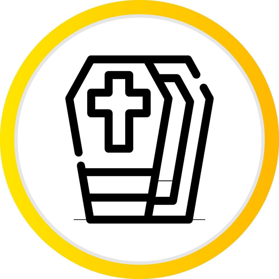 Coffin Creative Icon Design vector