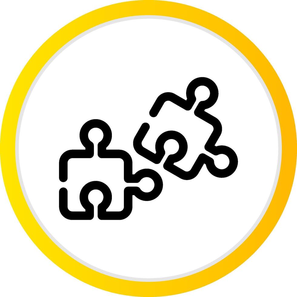 Puzzle Piece Creative Icon Design vector