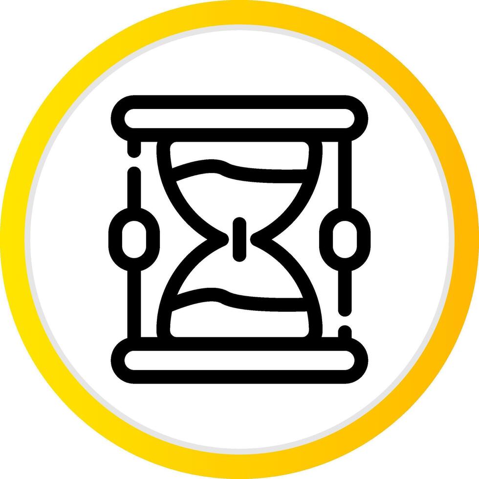 diseño de icono creativo de reloj de arena vector