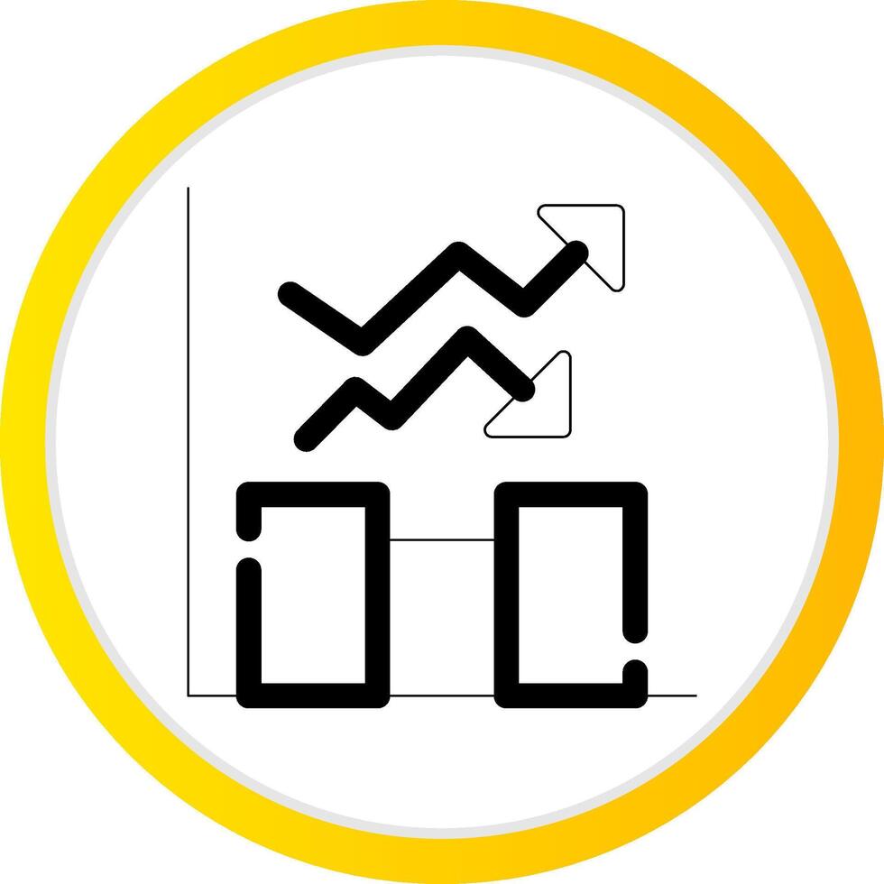 Online Trading Creative Icon Design vector