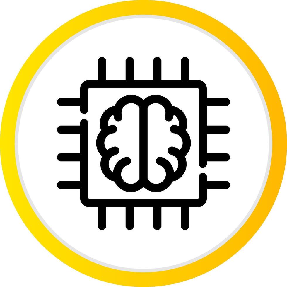 Super Brain Creative Icon Design vector