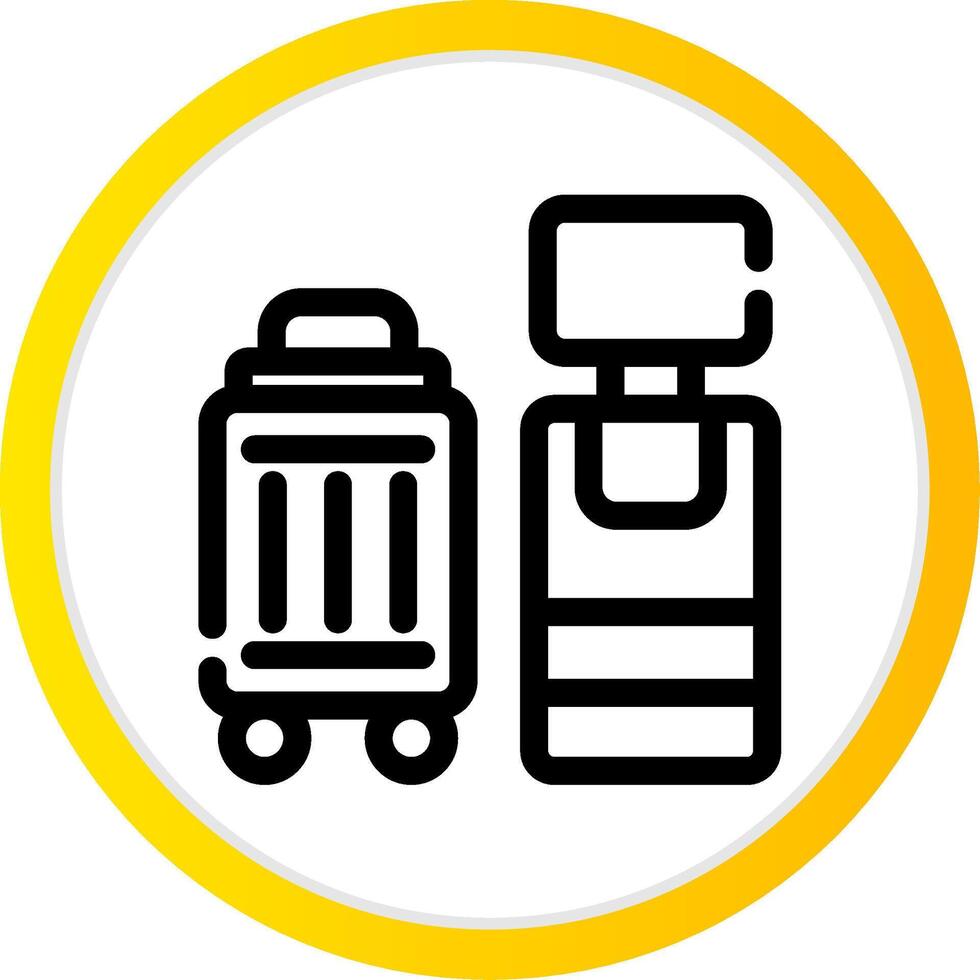Self Check In Creative Icon Design vector