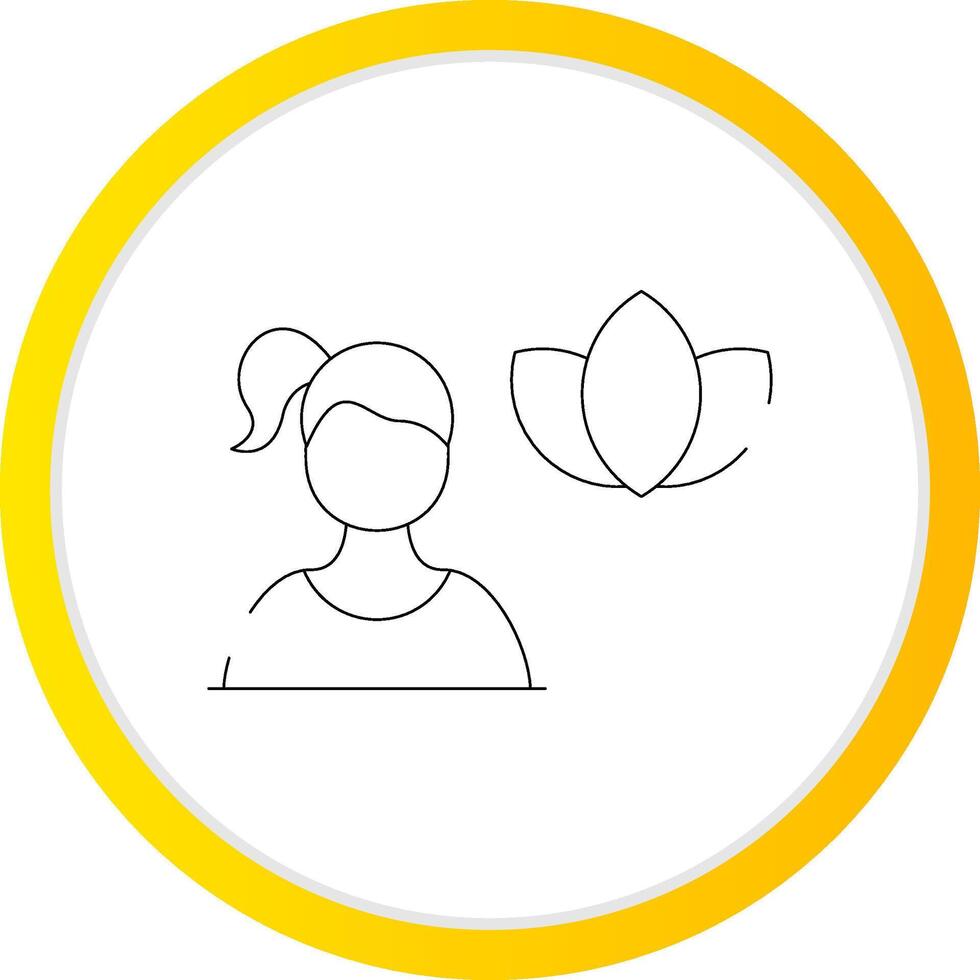 Meditation Creative Icon Design vector