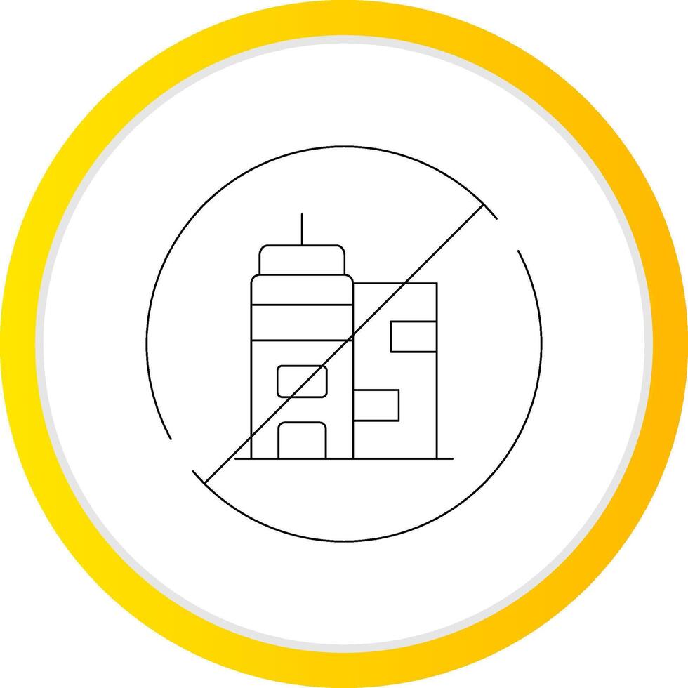 No Commute Creative Icon Design vector