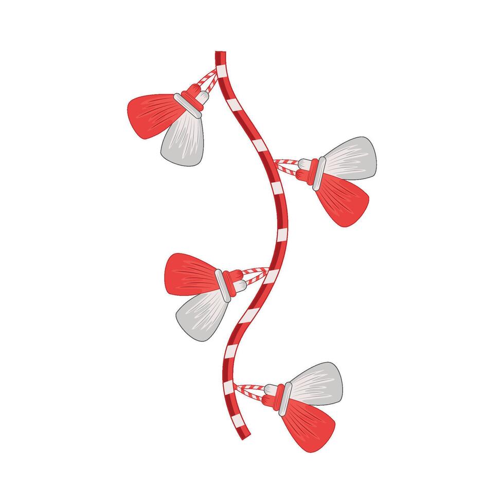 illustration of martisor vector