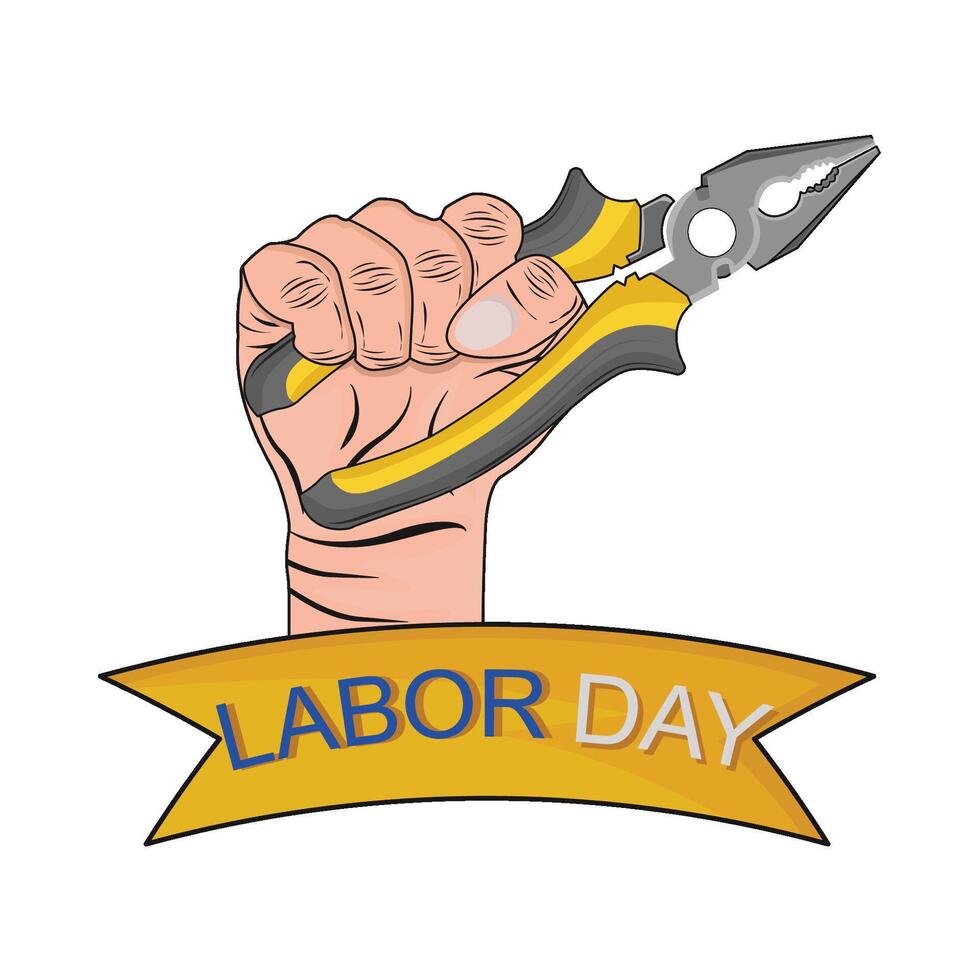 illustration of labor day vector