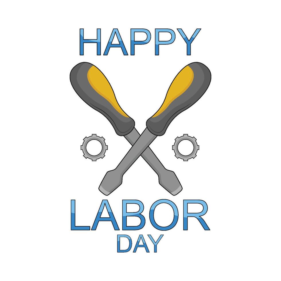 illustration of labor day vector