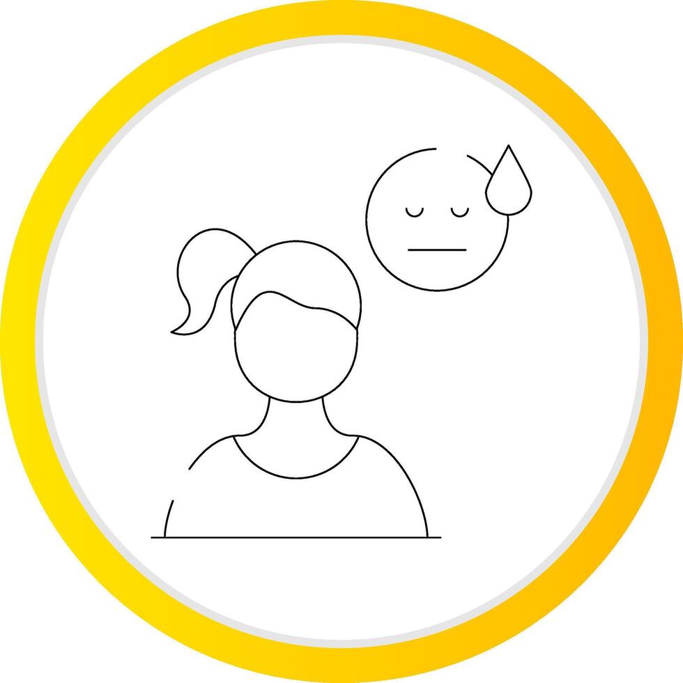 Bored Creative Icon Design vector