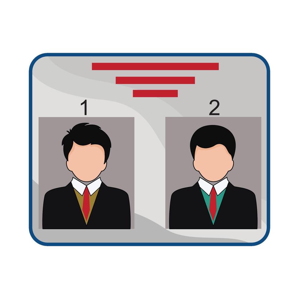 illustration of election vector