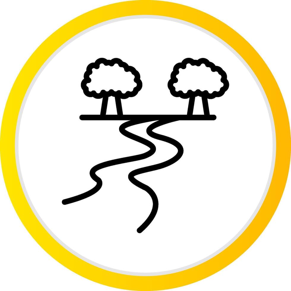 River Creative Icon Design vector