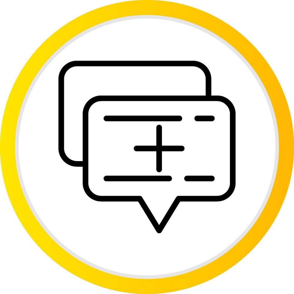 Conversation Creative Icon Design vector