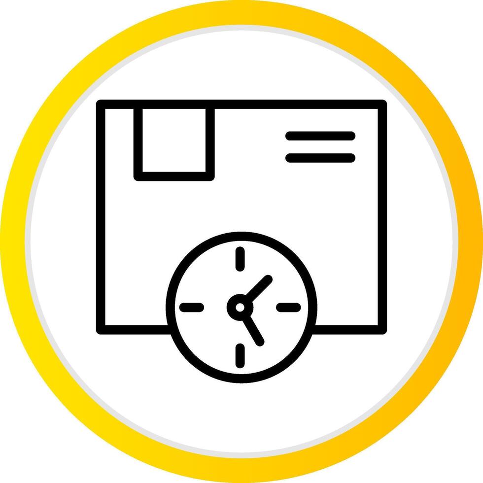 Delivery Time Creative Icon Design vector