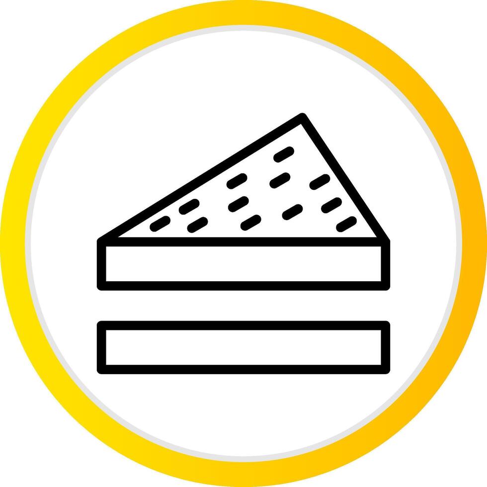 Sandwich Creative Icon Design vector