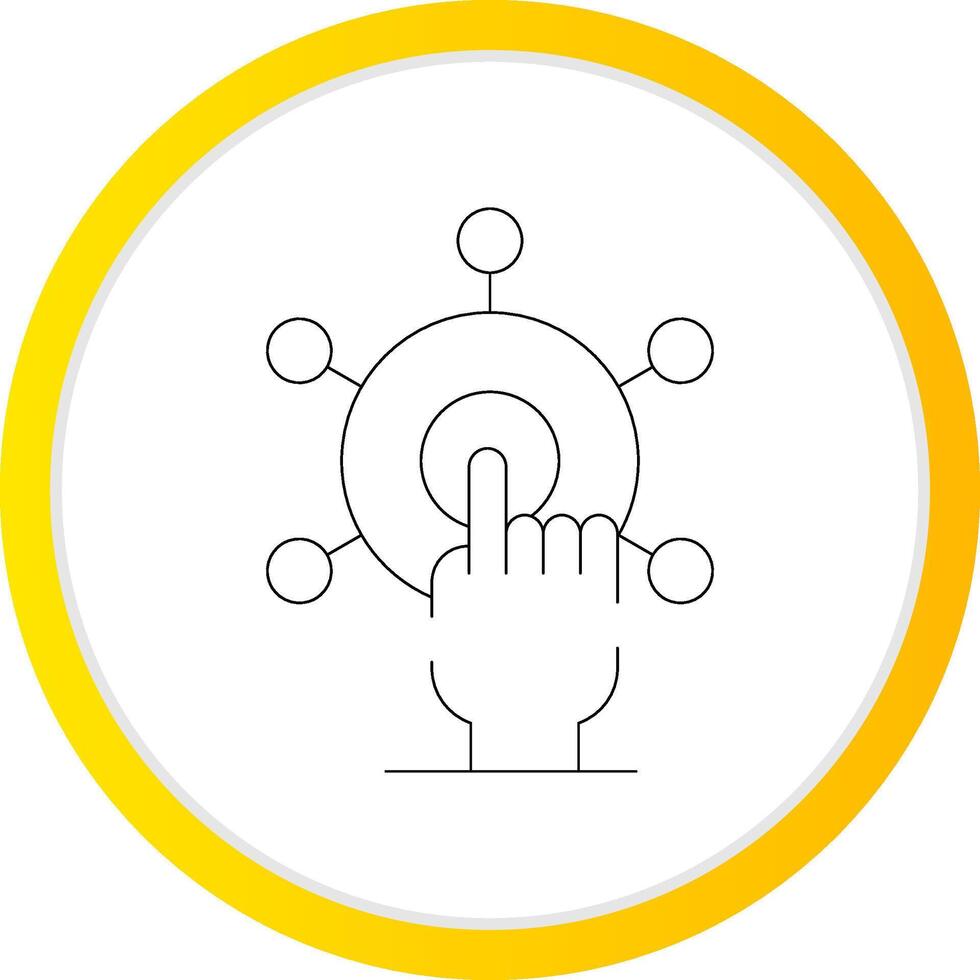 Interactivity Creative Icon Design vector
