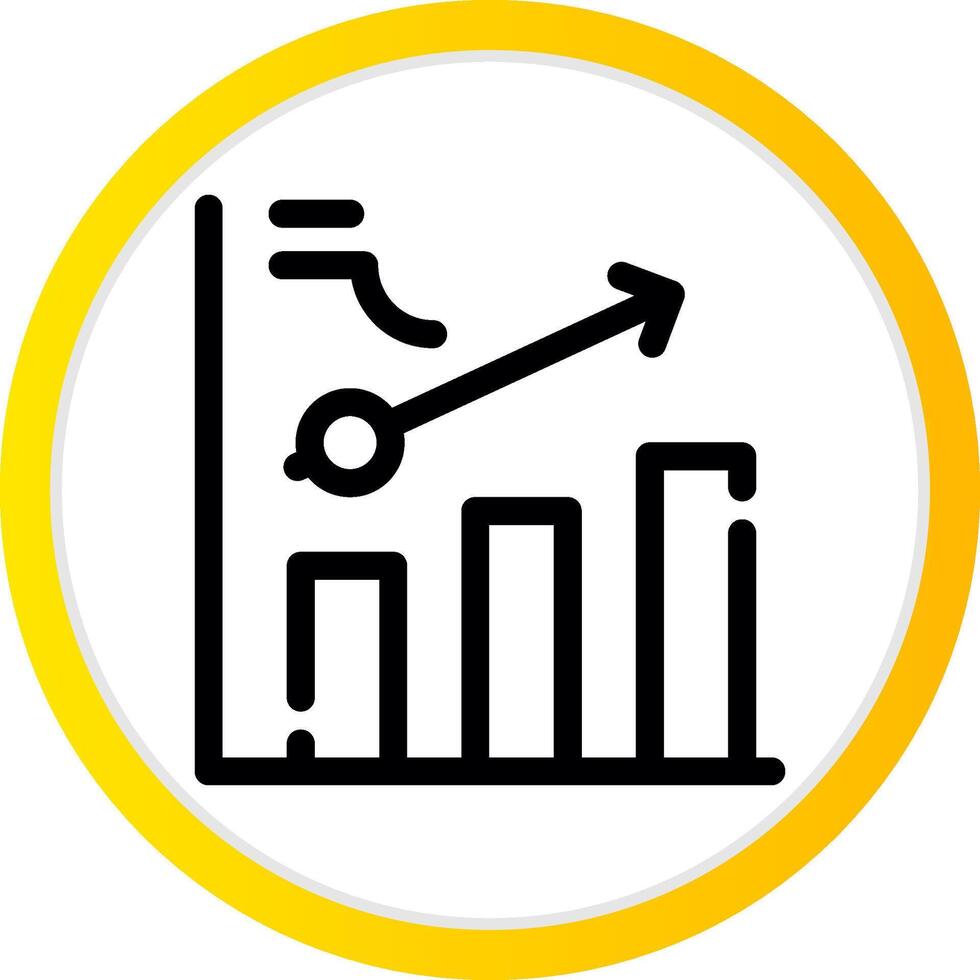 Clustered Bar Creative Icon Design vector