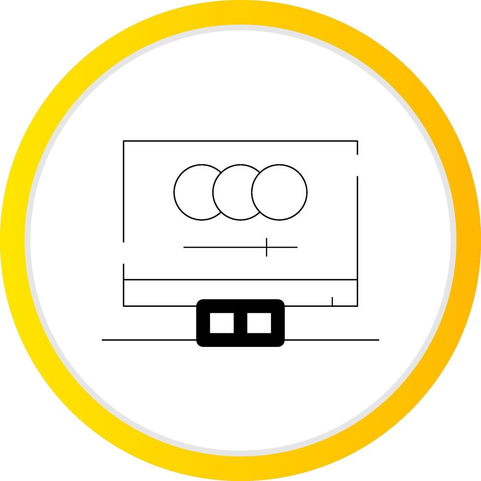 Digital Animation Creative Icon Design vector