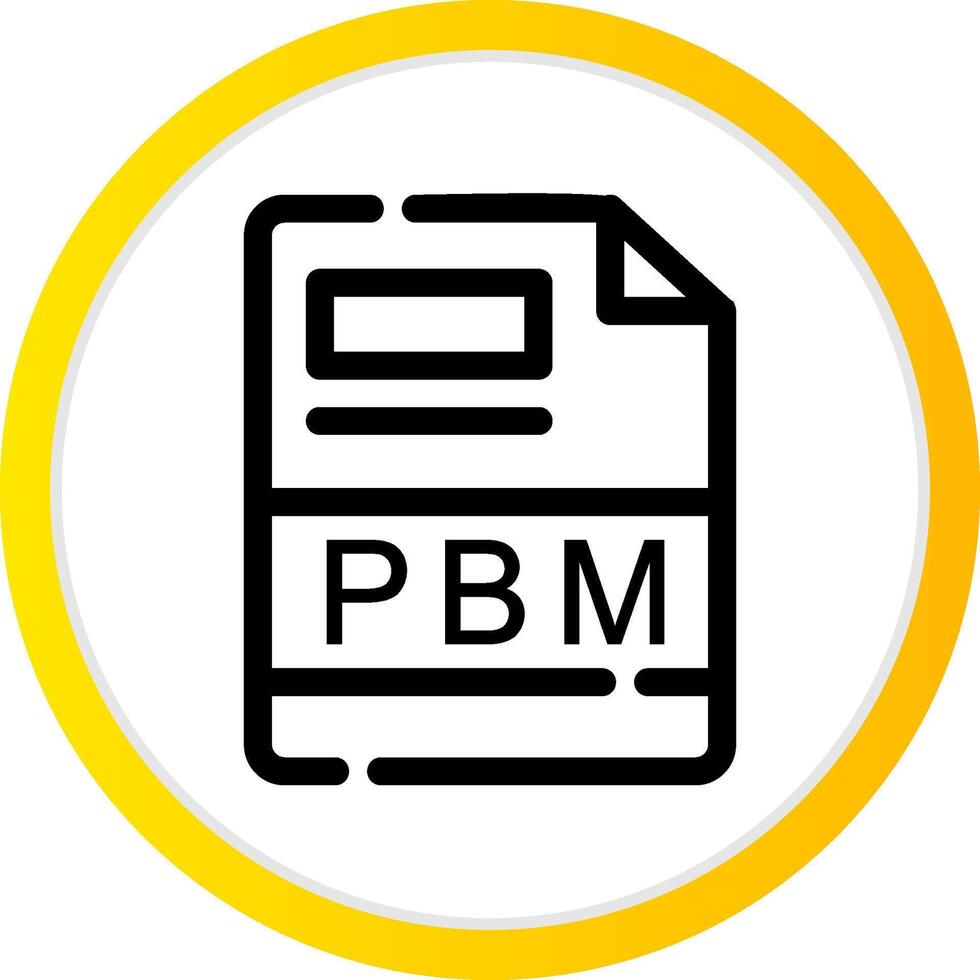 PBM Creative Icon Design vector