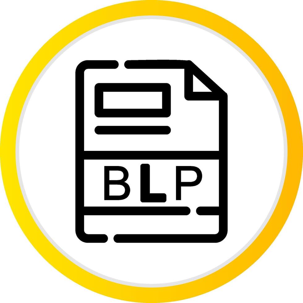 BLP Creative Icon Design vector