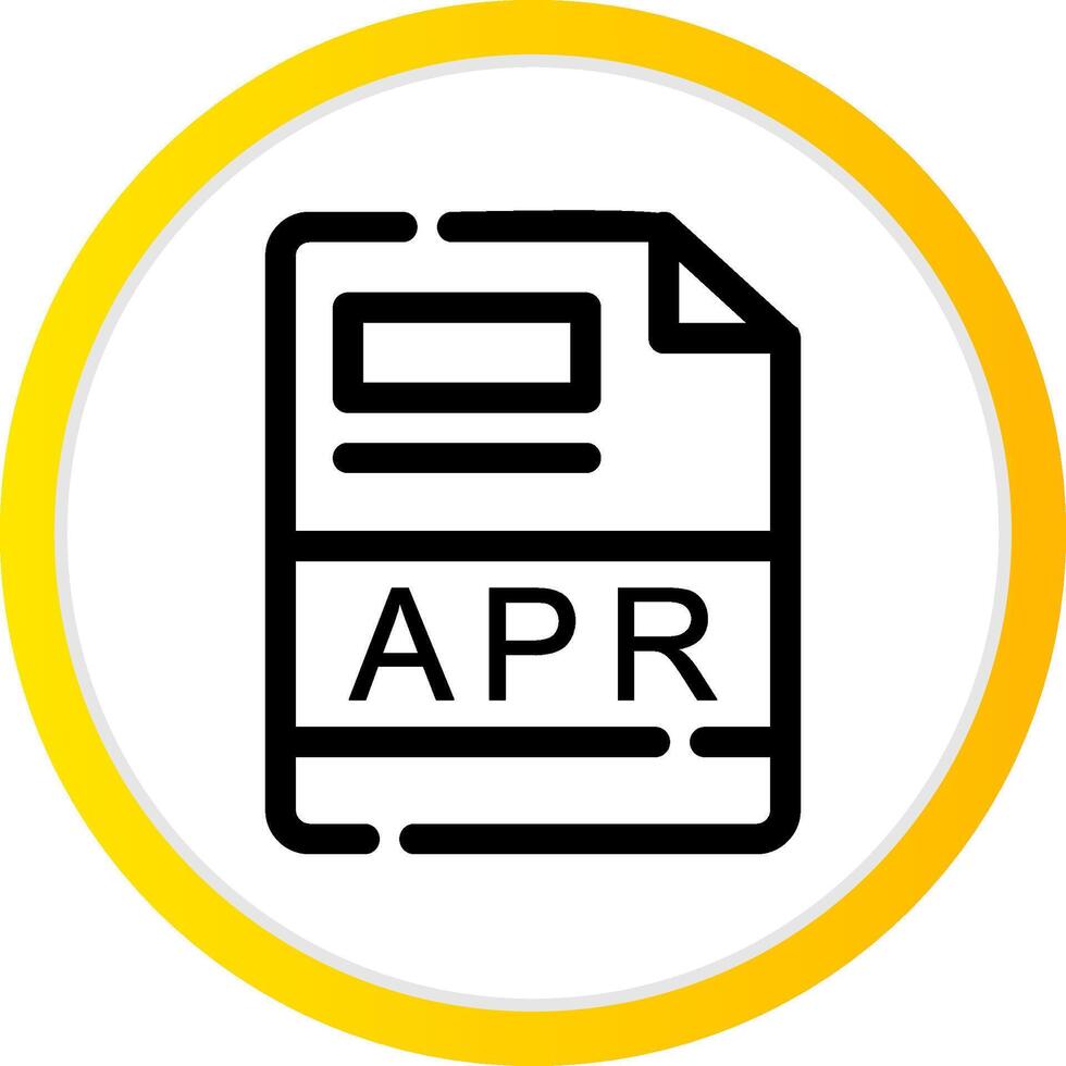 APR Creative Icon Design vector