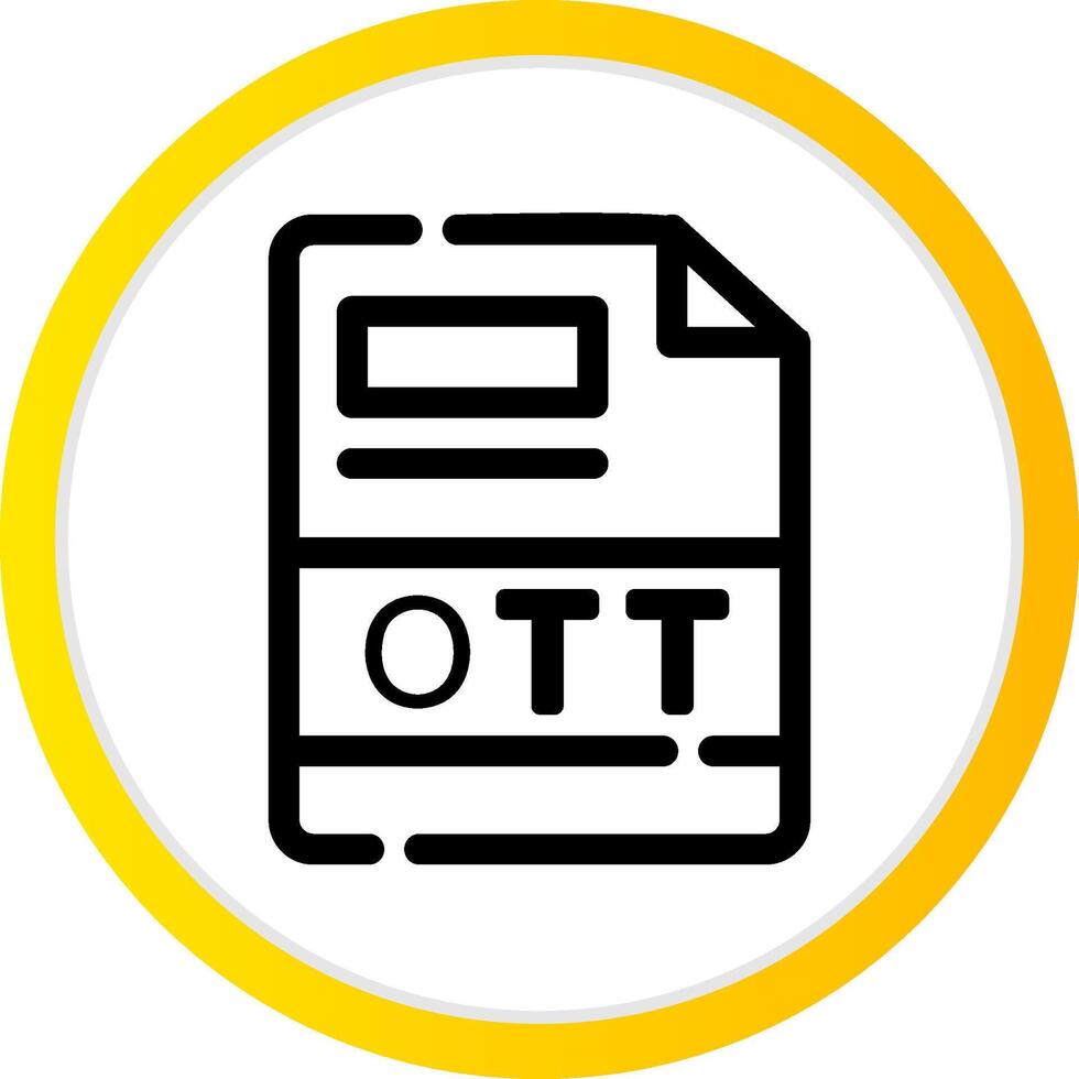 OTT Creative Icon Design vector