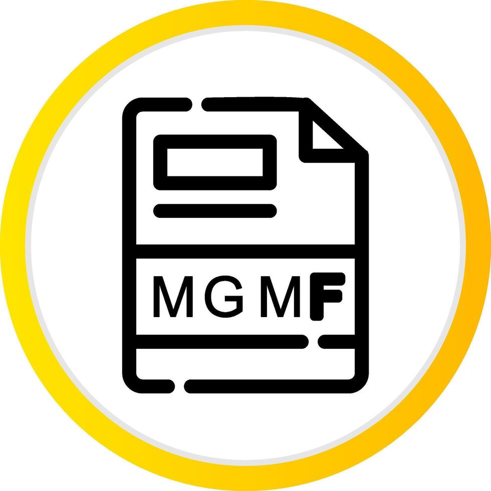 MGMF Creative Icon Design vector
