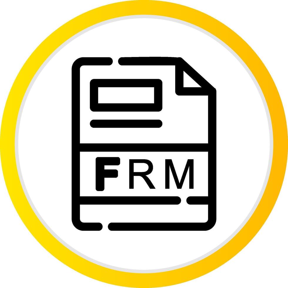FRM Creative Icon Design vector