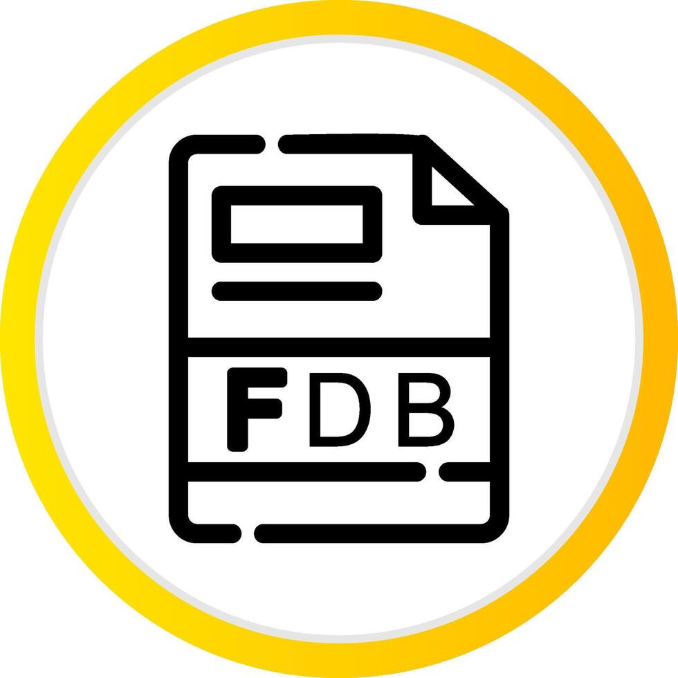 FDB Creative Icon Design vector