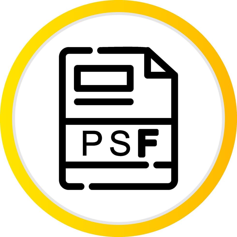 PSF Creative Icon Design vector
