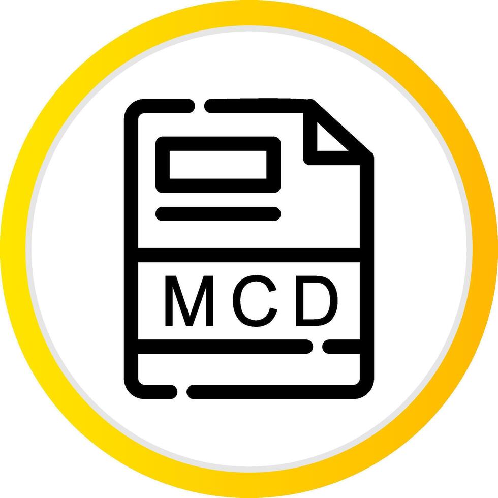 MCD Creative Icon Design vector