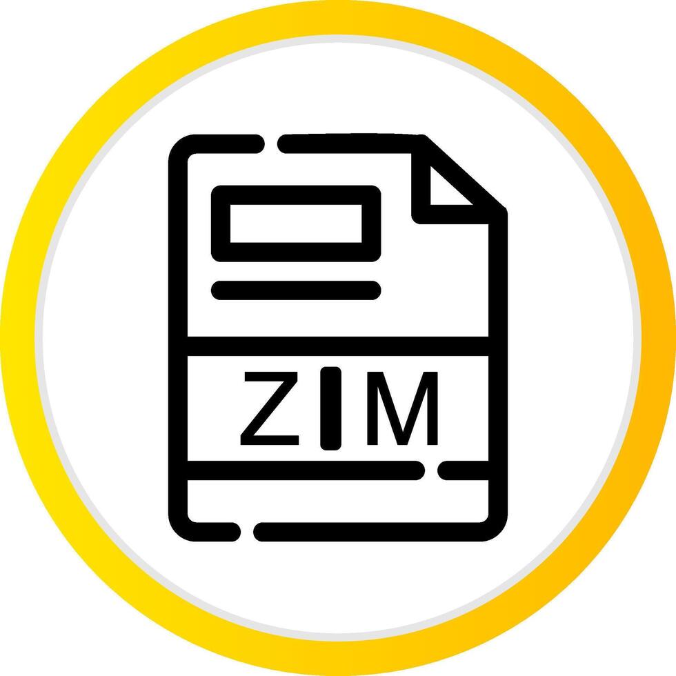 ZIM Creative Icon Design vector