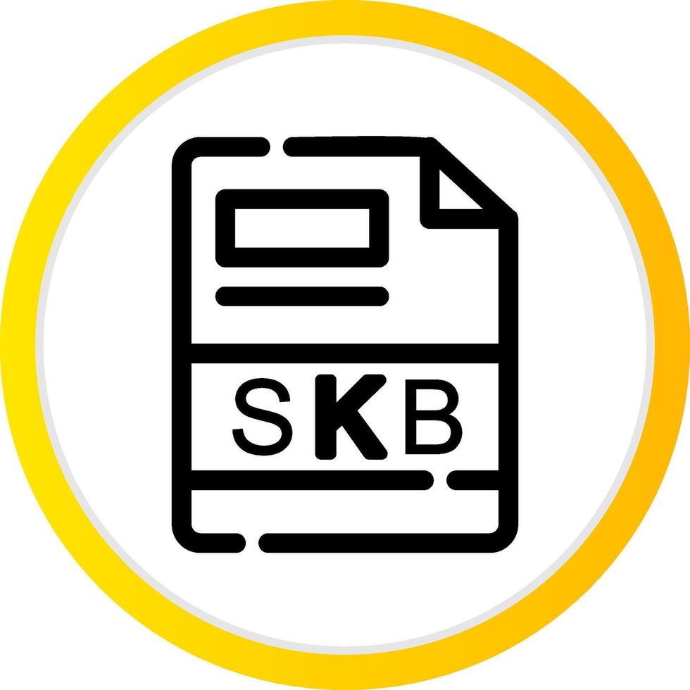 skb creativo icono diseño vector