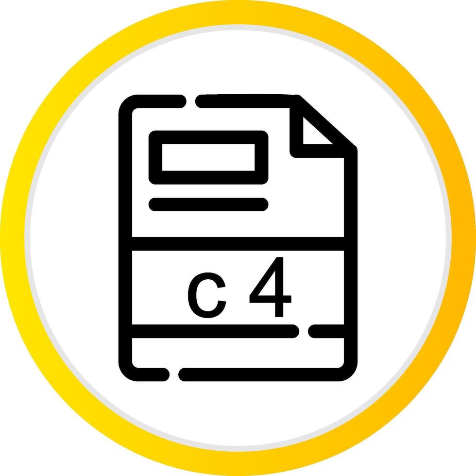 c4 Creative Icon Design vector